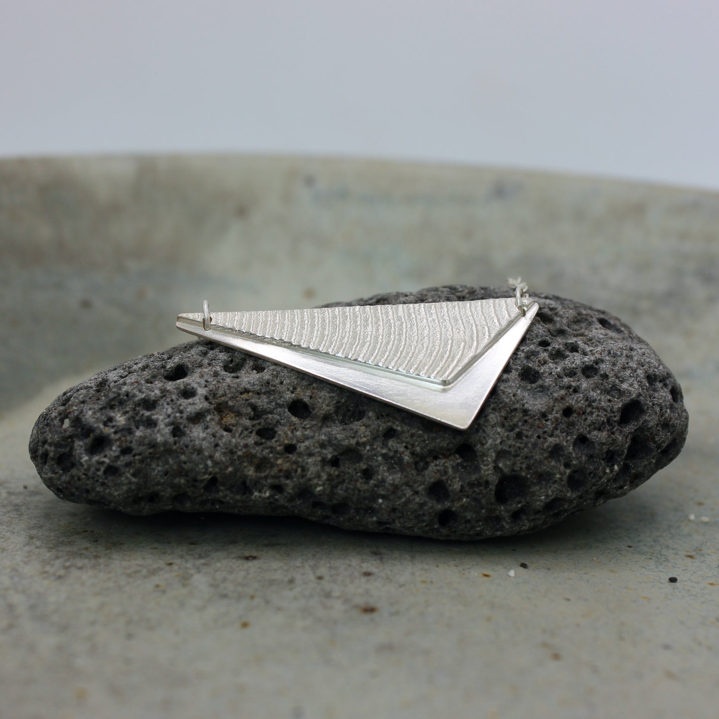 Tund Necklace | cuttlefish texture