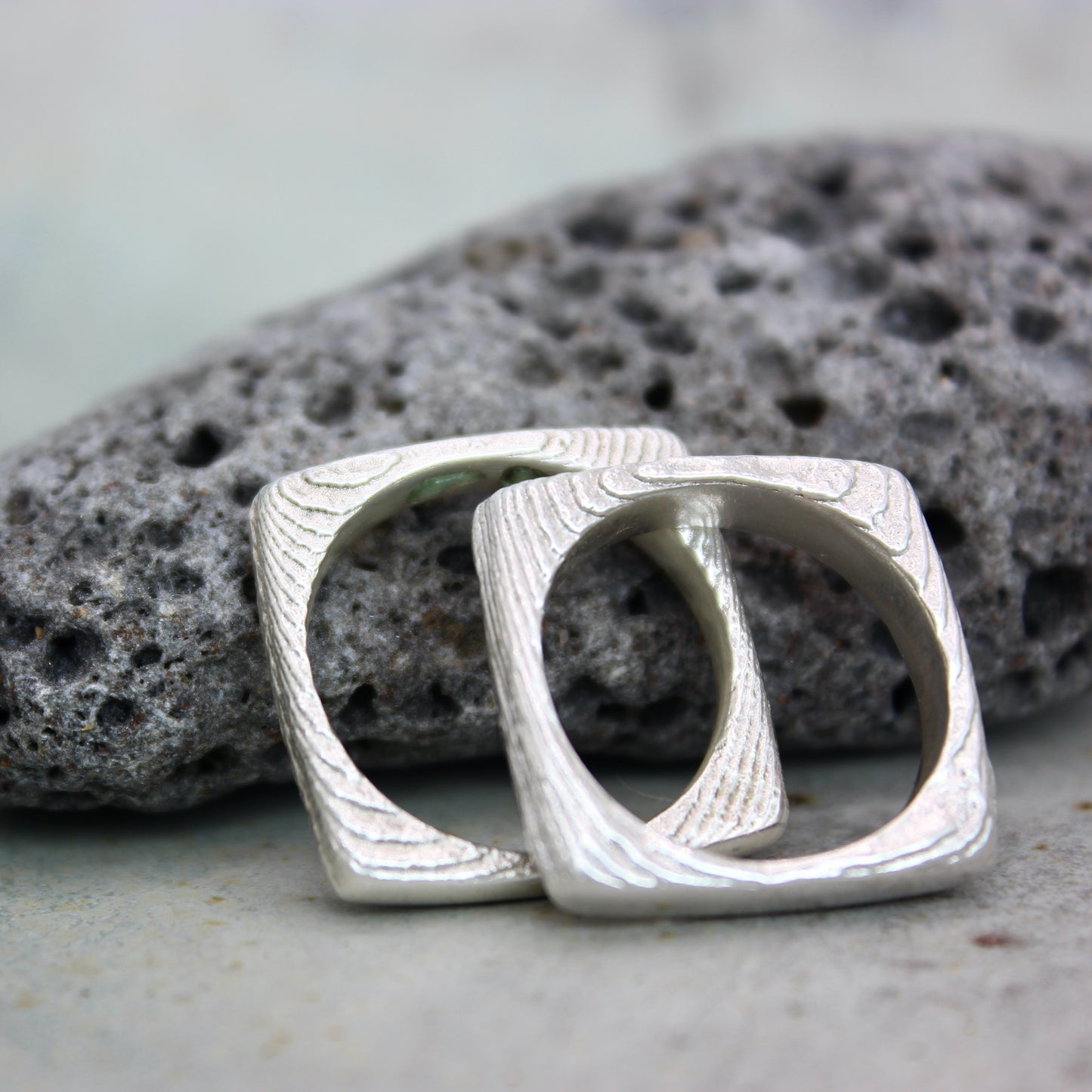 Kattan ring | cuttlefish texture