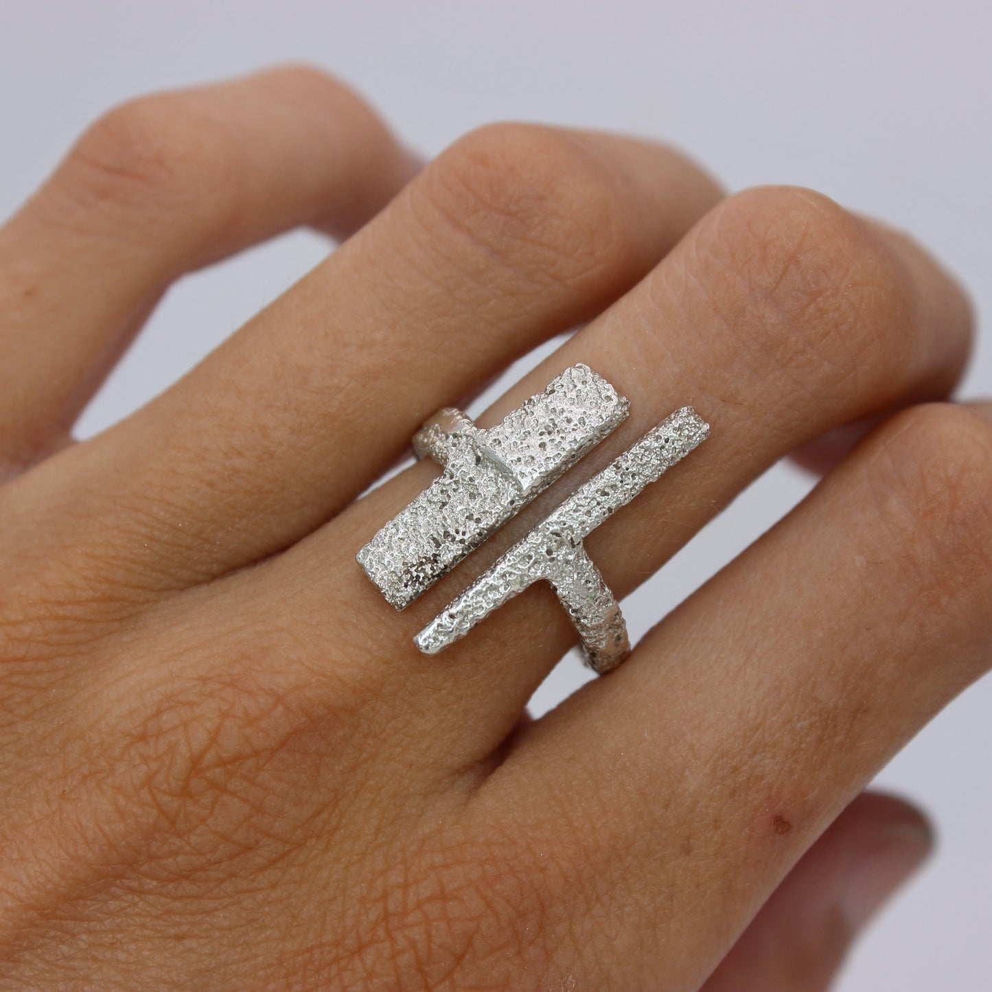 Wollou ring | sand texture