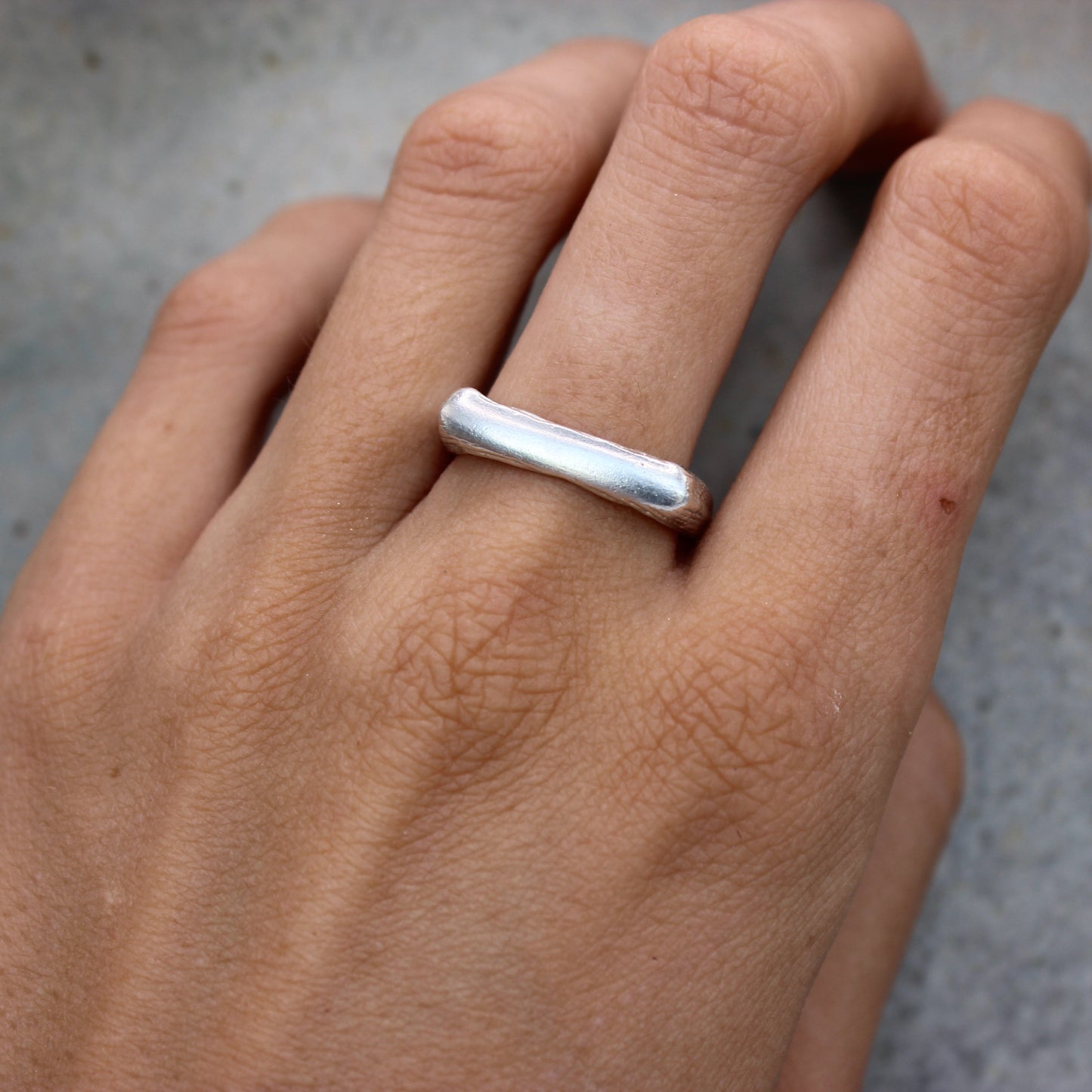 Kattan ring | cuttlefish texture