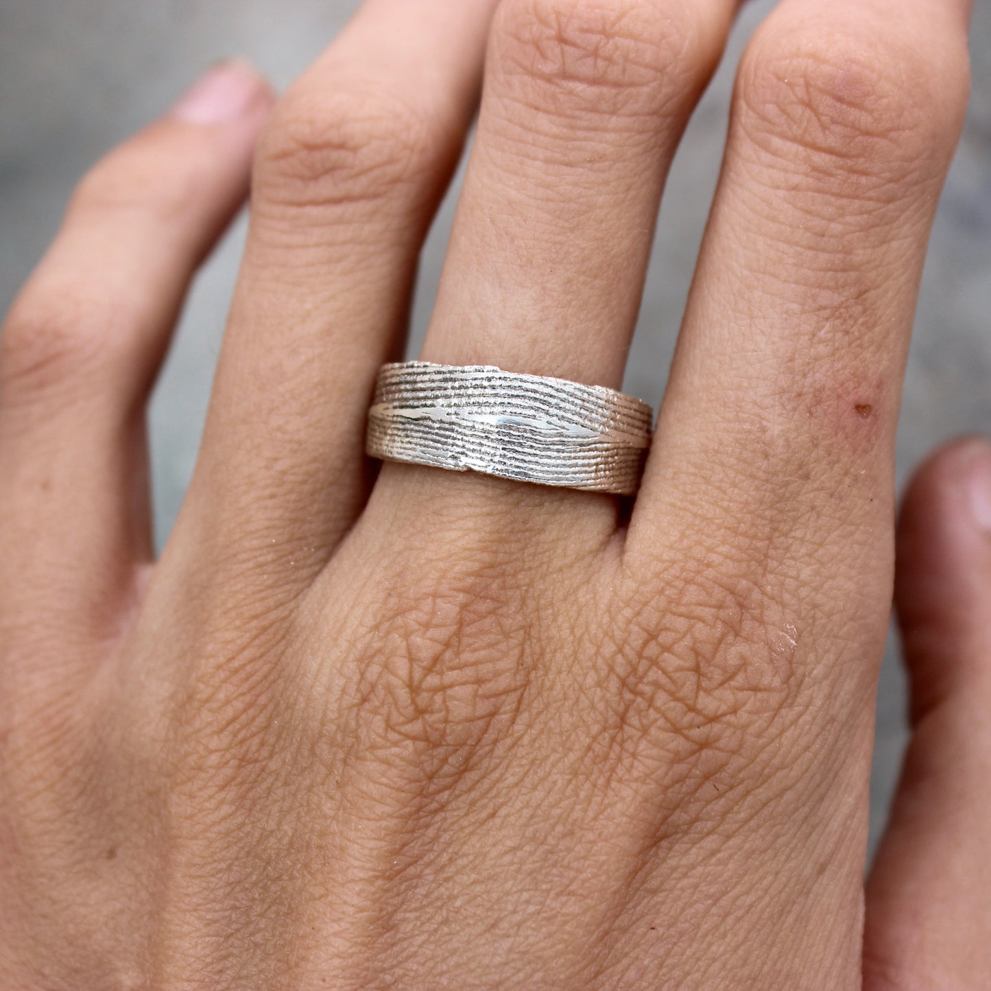 Ñépp ring | cuttlefish texture