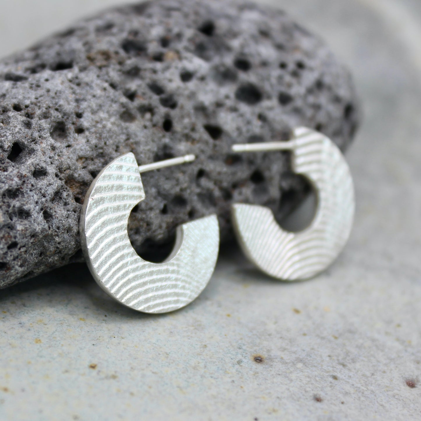 Timis hoops | cuttlefish texture